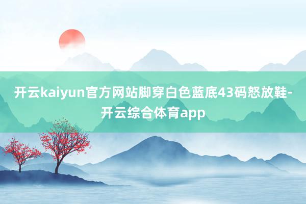 开云kaiyun官方网站脚穿白色蓝底43码怒放鞋-开云综合体育app