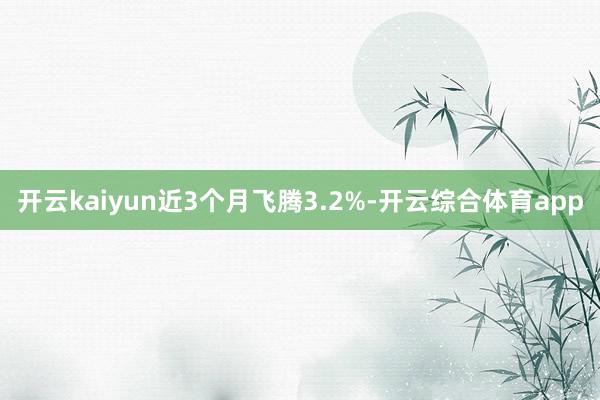 开云kaiyun近3个月飞腾3.2%-开云综合体育app